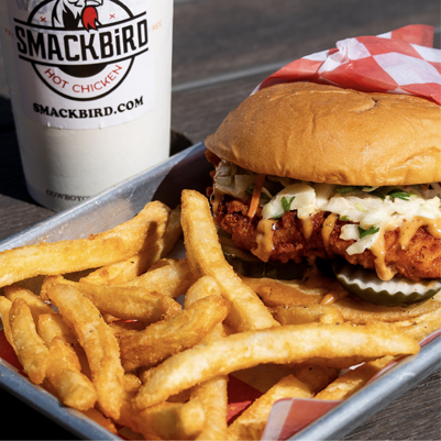 Get a FREE Lil Bird Chicken Sandwich and a side!